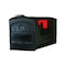 Solar Group Architectural Mailboxes Patriot Classic Plastic Post Mount Black Mailbox GMB505BAM - alternate 1