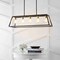 Jonathan Y Floyd 38" 5-Light Bohemian Farmhouse Iron Adjustable LED Pendant, Black/Brass Gold JYL7521D - alternate 9