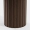 Homeroots 46" Brown Wood Pedestal Base Round Top Dining Table 720644 - alternate 2