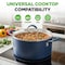 Nutrichef Dutch Oven Pot with Lid NCCW14SBLUDOP - alternate 5