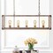 Jonathan Y Magnolia 36" 5-Light Linear Adjustable Iron Rustic Farmhouse LED Pendant, Brown JYL7477A - alternate 8