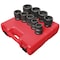 Sunex 1 in Drive Sae 6 Point Standard 9-Piece Impact Socket Set 5699 - alternate 2