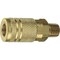 Tru-Flate Industrial/Milton Series Push-to-Connect 3/8'' MNPT Coupler 13-227 - alternate 2