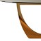 Homeroots 71" Clear And Gold Oval Glass And Stainless Steel Dining Table 487366 - alternate 4