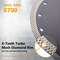 Powertec 7 Inch Diamond Saw Blades for Circular Saws, Super Thin Turbo Mesh Rim Blades, 3PK 14001-P3 - alternate 4
