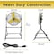 Edendirect 24 in. 3 Speeds Roll-About Tilt Stand Fan with Ball Bearing Powerful 2/5HP Motor IR-FANR24T - alternate 4