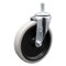 Service Caster 5 Inch Thermoplastic Rubber Wheel 5/16 Inch Threaded Stem Caster SCC-TS05S510-TPRS-5161815 - alternate 1