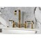 Kingston Brass Bridge Kitchen Faucet with Brass Sprayer, Polished Brass KS8252CTLBS - alternate 4
