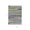 Homeroots 9' X 12' Moss Green Olive Green And Purple Striped Washable Indoor Outdoor Area Rug 613270 - alternate 7