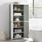 Crosley Savannah Tall Kitchen Storage Pantry CF3115-GY - alternate 5