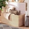 Bali & Pari Caden Braided Natural Rattan Storage Bench 259-14271-ZORO - alternate 5