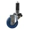 Service Caster 3'' SS Solid Poly Wheel Swivel 1'' Expanding Stem Caster SCC-SSEX20S314-SPUS-1 - alternate 1