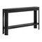 Alaterre Furniture Fluted Solid Wood Console Table 56 in Modern Entryway Table with Storage Shelf AFTBL-005 - alternate 6