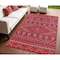 Homeroots 4' X 6' Red Geometric Indoor Outdoor Area Rug 555591 - alternate 1