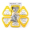 Playstar Monkey Ring Kit, Polyethylene, Yellow PS 7744 - alternate 1