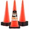 Xpose Safety Traffic Safety Cone, 36 in, PVC, No Collar, DOT Approved, Orange, 8 pk OTC36-8-X - alternate 1