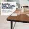 Flash Furniture Wren 60 in x 24 in Adjustable Height Activity Table, Thermal Laminate Top, Short Legs, Oak XU-A2460-REC-OAK-T-P-GG - alternate 7