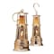 Kings County Tools Oil Lamp Handmade 10 in Tall Miners Lamp with Brass Body, Glass Chimney, & Mesh Screen Lantern GW87A01-18 - alternate 1