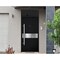 Vdomdoors Steel Door Deux 6072 Black Enamel Transom Window Sidelite Entry Door Painted W36xH80+16 Right hand DEUX6072EXD-BLK-W36 X H80+16-RH-I - alternate 3