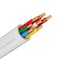 Syston Cable Technology 18/7 Thermostat HVAC Heating Cable Wire, Solid Copper 18 AWG 7 Conductors CL3R/CMR/FT4, 20 ft White 7442-20WH - alternate 1