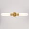 Vaxcel Thalia 24.75 in. Gold Brass Bath Bar Vanity Light White Glass Shade W0480 - alternate 6