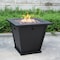 Bond Olivera 28'' Square Steel Gas Fire Pit 51843 - alternate 3