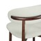 Leisuremod Sable Faux Leather Dining Chair with Rubberwood Legs SCW18W - alternate 7