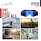 Bison Life Safety Goggles, Blue Lens, Anti-Fog & Anti-Scratch, Foam Padding, Venteding, Mirage Series SH-MRSG-BMLBKS-MS19 - alternate 5