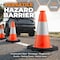 Xpose Safety Traffic Safety Cone, 12 in, PVC, 6 in Reflective Collar, Orange, 6 pk OTC12-4-6-X-S - alternate 5