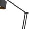 Homeroots 65" Black Adjustable Traditional Shaped Floor Lamp With Black Dome Shade 526286 - alternate 5