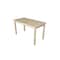 Homeroots 60" Natural Solid Wood Dining Table 548926 - alternate 5