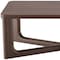 Homeroots 50" Walnut Solid Wood Cross Legs Coffee Table 564934 - alternate 8