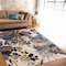World Rug Gallery Modern Bright Flowers Non-Slip Area Rug 9 ft x 12 ft Cream 503CREAM9X12 - alternate 1