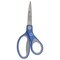 Westcott Kleenearth Soft Handle Scissors, 7 in Long, 2.25 in Cut Length, Straight Blue/Gray Handle 15553 - alternate 1