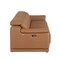 Homeroots 107" Chestnut Italian Leather Reclining Metal USB Sofa 720279 - alternate 7