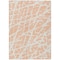 Homeroots 9' X 12' Peach and Ivory Abstract Washable Non Skid Indoor Outdoor Area Rug 559296 - alternate 5