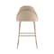 Manhattan Comfort Gracie Barstool in Tan and Gold - Set of 3 3-BS022-GTN - alternate 5