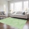 Homeroots 5' X 8' Mint Green And Ivory Geometric Washable Indoor Outdoor Area Rug 598593 - alternate 5