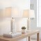 Jonathan Y Noelle 28.5" Seashell LED Table Lamp, White, 2PK JYL1053A-SET2 - alternate 5