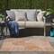 Homeroots 3' X 5' Coral And Beige Nautical Indoor Outdoor Area Rug 554911 - alternate 5