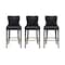 Manhattan Comfort Blair Barstool in Black, 3PK 3-BS023-BK - alternate 6