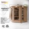 Steamspa 5-Person Carbon FAR Infrared Hemlock Wooden Indoor Sauna Room with LED Touch Control Panel SC-SS0010-0S - alternate 10