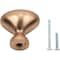Designperfect 1-1/4 Overall Length Oval Cabinet Knob, Champagne Bronze/Gold DPA-B7KCBZ - alternate 2