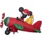 Gemmy Airblown Animated Christmas Inflatable Mickey Mouse and Pluto in Airplane 54 in. Inflatable 36893 - alternate 3