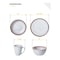 Table 12 Maldan Stoneware 16-Piece Dinnerware Set, Service for 4, Coupe Shaped Dinnerware TD16YN - alternate 6