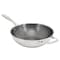 Oster Modessa 11 Inch Nonstick Triply Stainless Steel Wok with Honeycomb Design in Silver 143063.01 - alternate 1