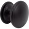 Designperfect 1-1/4 Diameter Round Cabinet Knob, Matte/Flat Black DPA-R18KBLK - alternate 3
