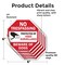 Signmission No Trespassing Protected by Video S, 6 inch X 6 inch, Vinyl Decal, 5PK OC-D-5PACK-6-92 - alternate 3