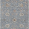 Homeroots 3' X 5' Denim Blue Ivory And Coral Floral Washable Indoor Outdoor Area Rug 604767 - alternate 6
