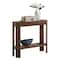 Alaterre Furniture Fluted Solid Wood Console Table 36 in Modern Entryway Table with Storage Shelf AFTBL-027 - alternate 5
